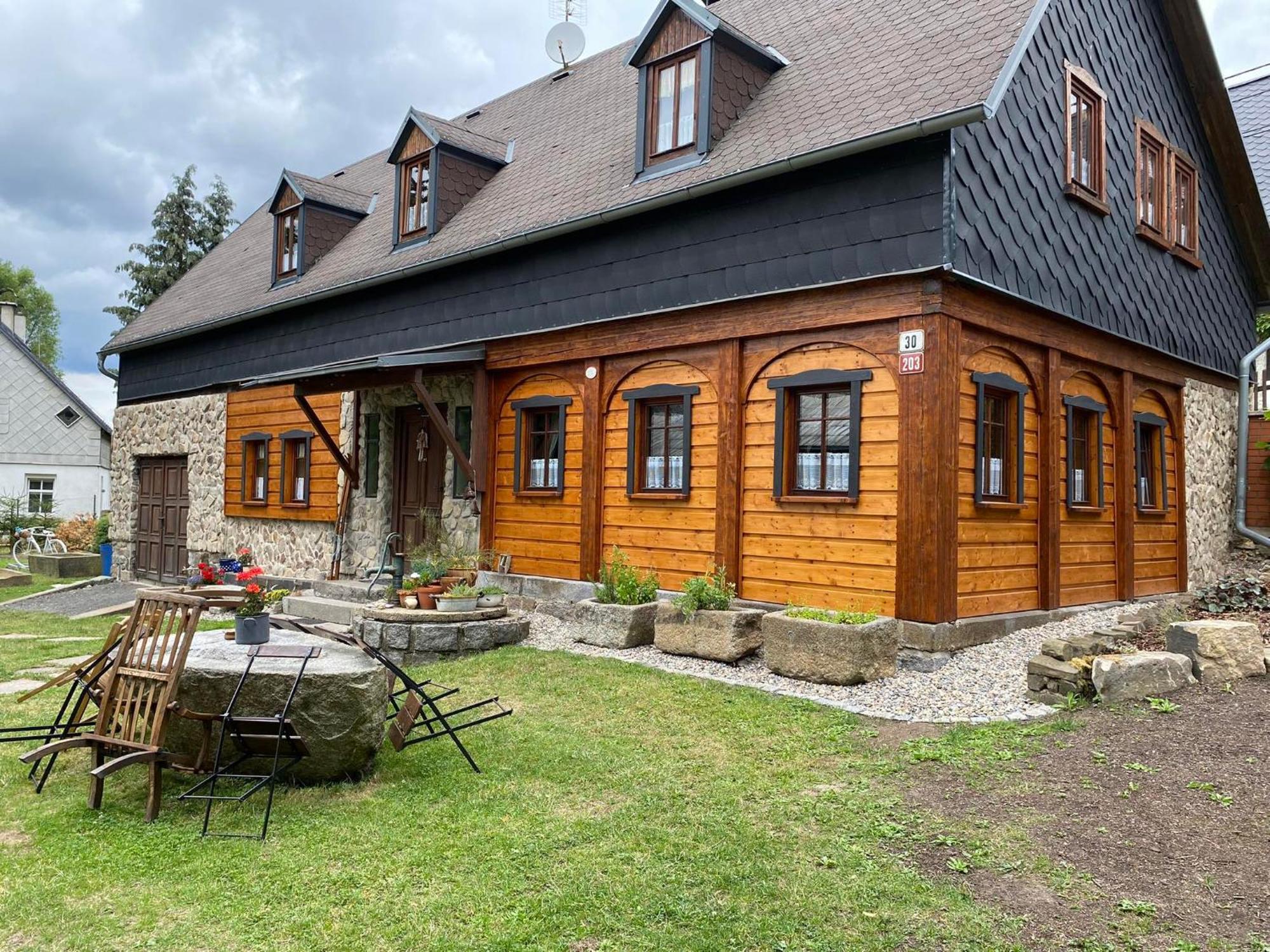 Chaloupka Království Vila Šluknov Exterior foto